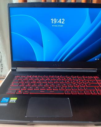 MSI GF63 Thin i7 11a Gen - RTX 3050 -16GB RAM