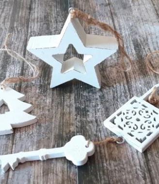 Decorazioni natalizie shabby