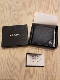 portafoglio Prada nuovo