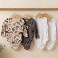 Set 4 body manica lunga bimbo 12–18 mesi