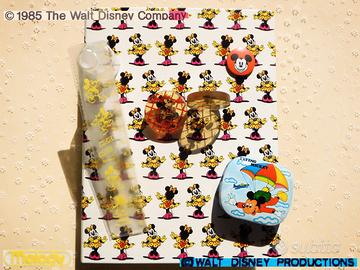 DISNEY Minnie Topolino Cartoleria VINTAGE 1980 NEW