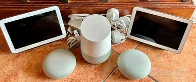 Kit Google Nest Hub + Home + Mini (5 pezzi)