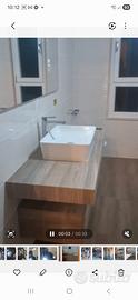Lavandino cm 35x50 più rubinetto ancora imballati 