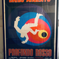 Manifesto locandina originale PROFONDO ROSSO