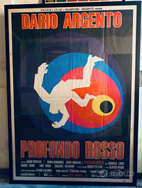 Manifesto locandina originale PROFONDO ROSSO