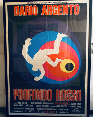 Manifesto locandina originale PROFONDO ROSSO