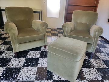 2 POLTRONE + POUF