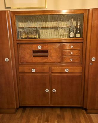 credenza vetrina vintage restaurata