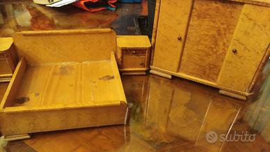 Bambole house vintage anni '50 mobili