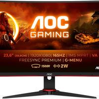 AOC Gaming Monitor curvo FHD da 24" 165 hz, 1ms