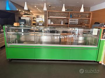 Banco vetrina fredda espositiva