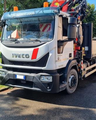 Camion Iveco 160-250 Gru e ribaltabile