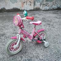 Bici Barbie 12" con rotelle 