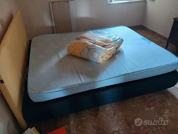 LETTO MATRIMONIALE OGGIONI CON BOX  E RETE A DOGHE