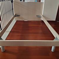 Letto completo di rete e materasso 