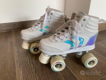 Pattini a 4 ruote, Decathlon, bambina EU 34
