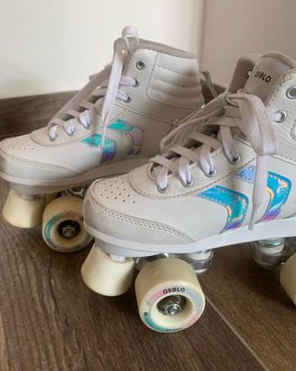 Pattini a 4 ruote, Decathlon, bambina EU 34