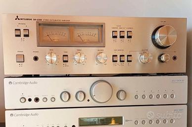 Amplificatore Vintage Con Vu-Meter Mitsubishi HiFi