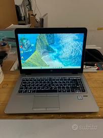 Notebook hp 840 g3 intel i5 14pollici windows 11