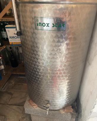 Botte in acciaio inox 300 lt