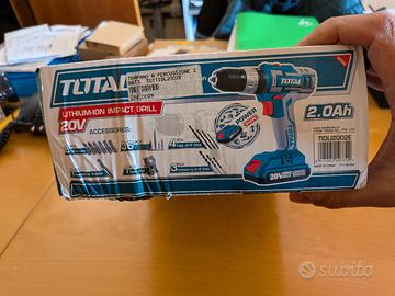 trapano a percussione a batteria Total