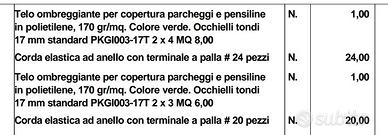 Telo ombreggiante