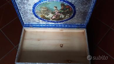 cassetta legno vintage