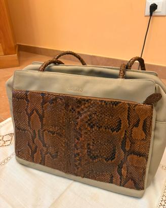 Borsa El Charro vintage - vera pelle di pitone