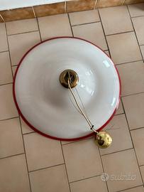 Lampadario vintage vetro di murano