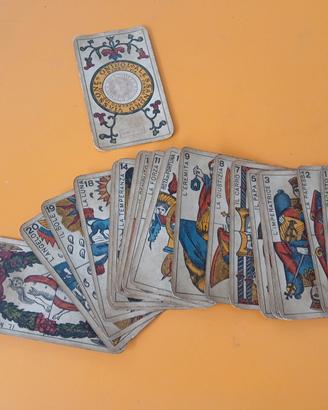 mazzo di carte Tarot Viassone anno 1940 completo