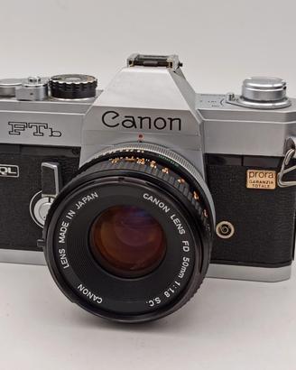 CANON FTB con  Canon 50 f 1.8