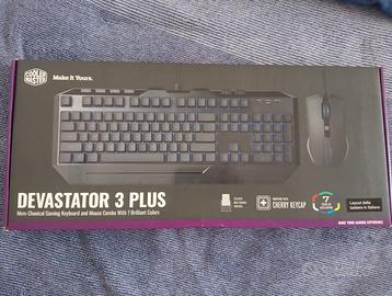 kit mouse e tastiera gaming cooler master