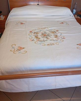Copriletto Vintage Paoletti - Ricamato - C