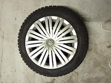 4 Gomme Invernali Pirelli 185/60 R15 con Cerchi VW