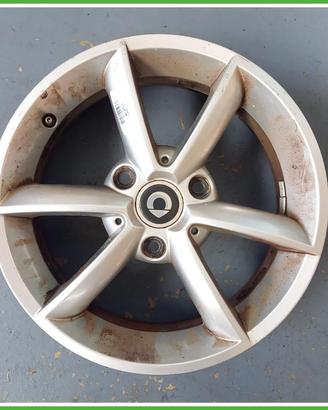 Cerchio Singolo in Lega Smart Fortwo Cabrio 451 15