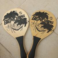 Coppia Racchette da Spiaggia Beachball