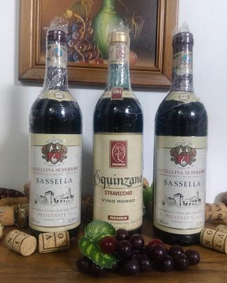 3 bottiglie di vino collezione.