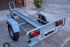 carrello portamoto singolo