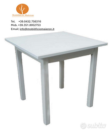Tavolo bianco economico per Bar Ristoranti COD004