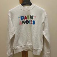 Felpa bianca unisex ragazza Palm Angel