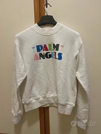 Felpa bianca unisex ragazza Palm Angel