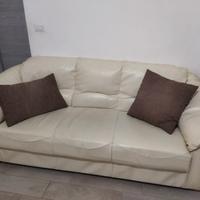 Divano 3 posti in similpelle