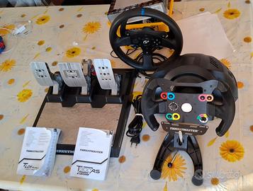 thrustmaster t300 gt, pedaliera t-lcm.