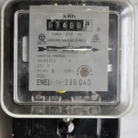 CONTATORE ELETTRICO VINTAGE 1975