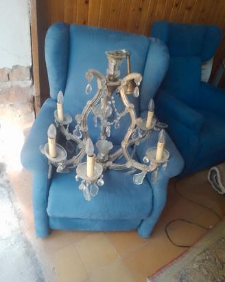 Lampadario di cristallo di Boemia