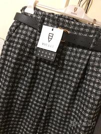 Pantalone VICBEE fantasia quadretti