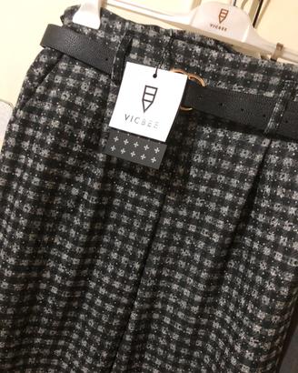 Pantalone VICBEE fantasia quadretti