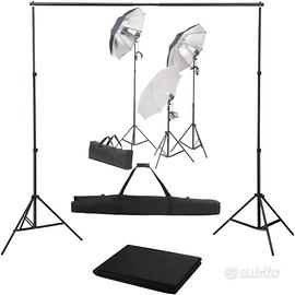 Kit professionale luci ''Pro Studio''+ telo bianco