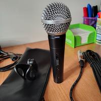 Microfono SM 58 comprensivo di Cavo XLR Cannon