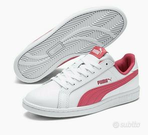 PUMA SMASH FUN sneakers bianche rosa